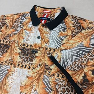 Barabas Medium Mens Polo Shirt Baroque Designer‎ 21x27 Slim